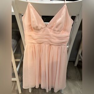 Light Peachy-Pink Spaghetti Strap Dress